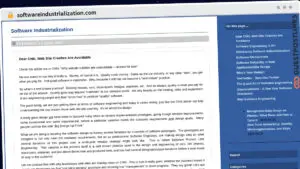 Publish Guest Post on softwareindustrialization.com