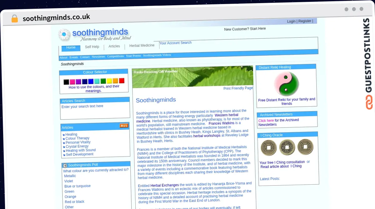Publish Guest Post on soothingminds.co.uk