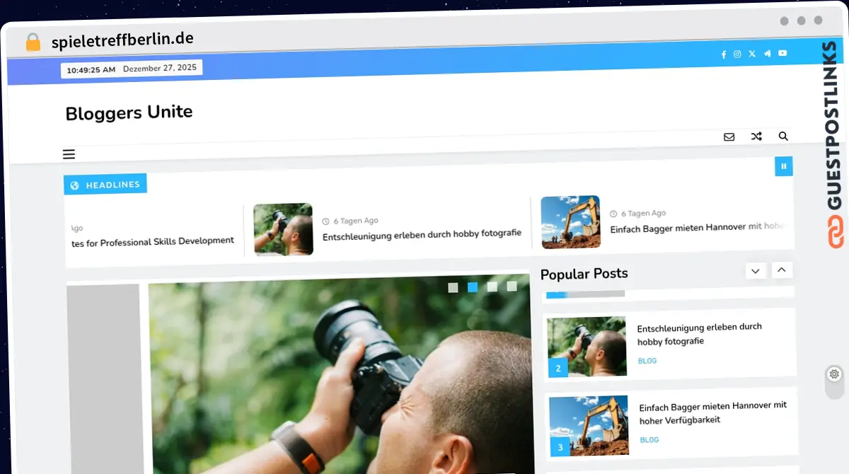 Publish Guest Post on spieletreffberlin.de