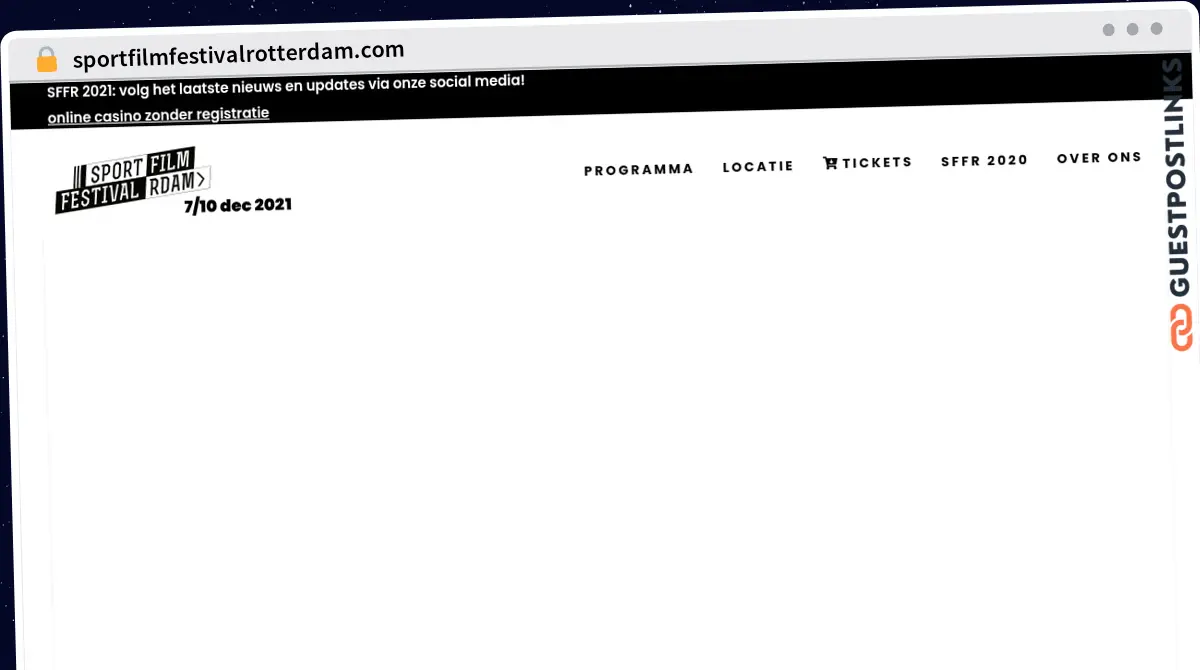 Publish Guest Post on sportfilmfestivalrotterdam.com