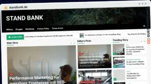 Publish Guest Post on standbank.de