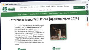 Publish Guest Post on starbucksmenue.com