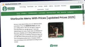 Publish Guest Post on starbucksmenue.com