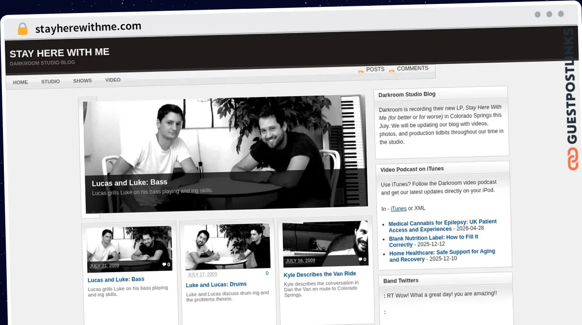 Publish Guest Post on stayherewithme.com