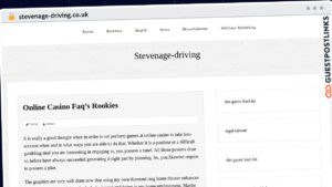 Publish Guest Post on stevenage-driving.co.uk