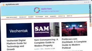 Publish Guest Post on stylishfame.com