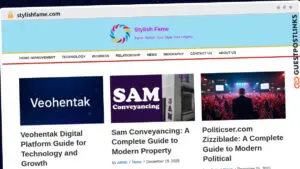 Publish Guest Post on stylishfame.com