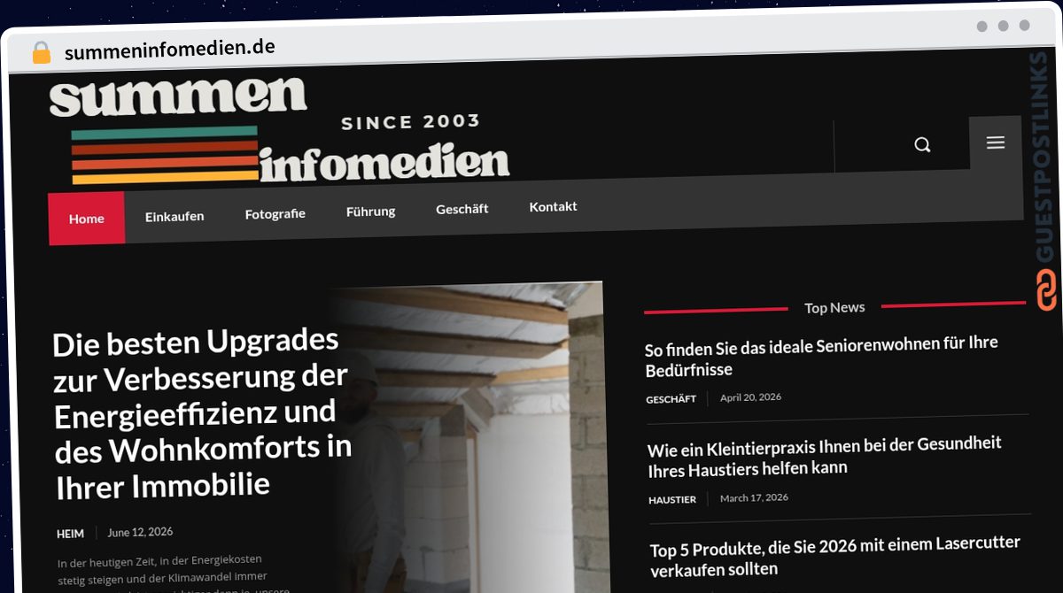 Publish Guest Post on summeninfomedien.de