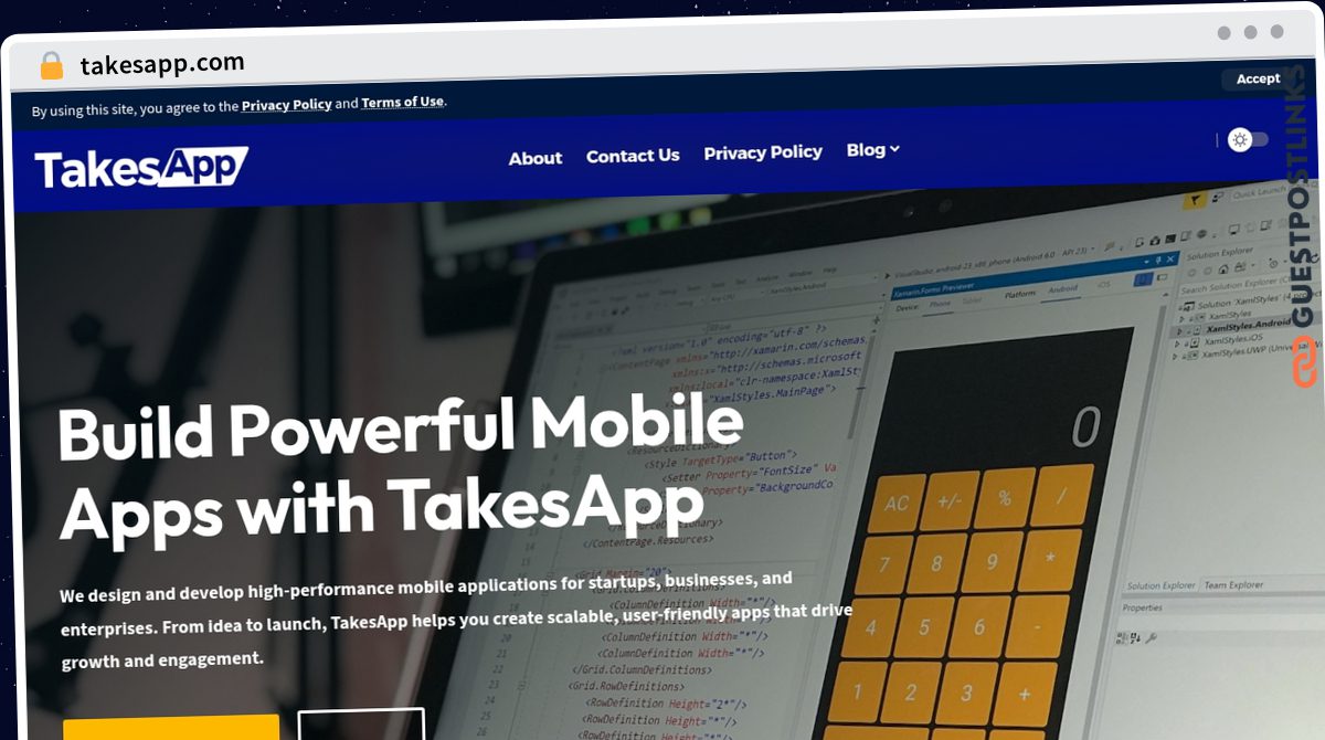 Publish Guest Post on takesapp.com