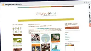 Publish Guest Post on tangledandtrue.com