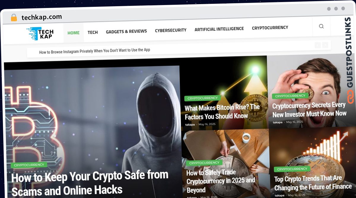 Publish Guest Post on techkap.com