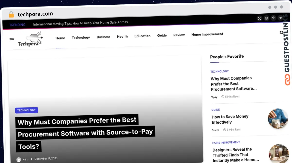 Publish Guest Post on techpora.com