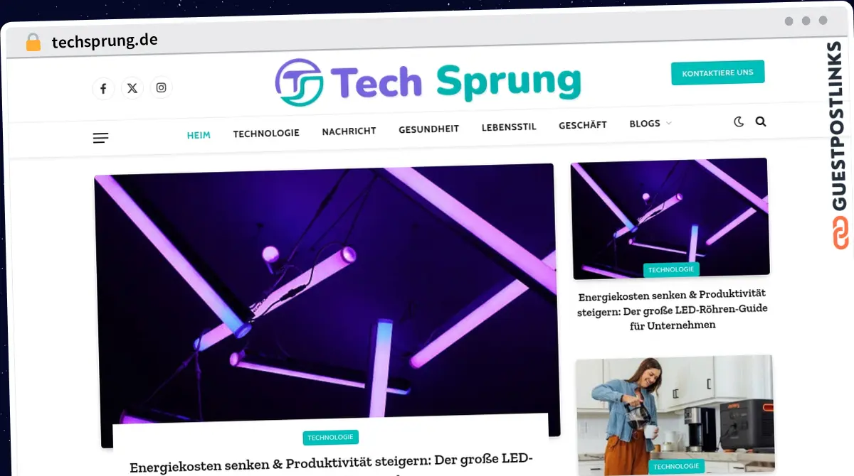 Publish Guest Post on techsprung.de