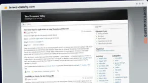 Publish Guest Post on tenreasonswhy.com