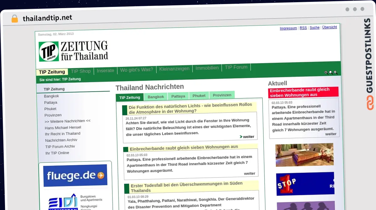 Publish Guest Post on thailandtip.net