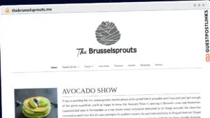 Publish Guest Post on thebrusselsprouts.me