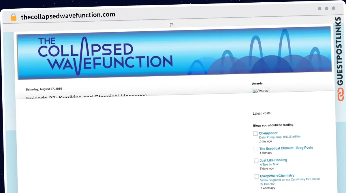 Publish Guest Post on thecollapsedwavefunction.com