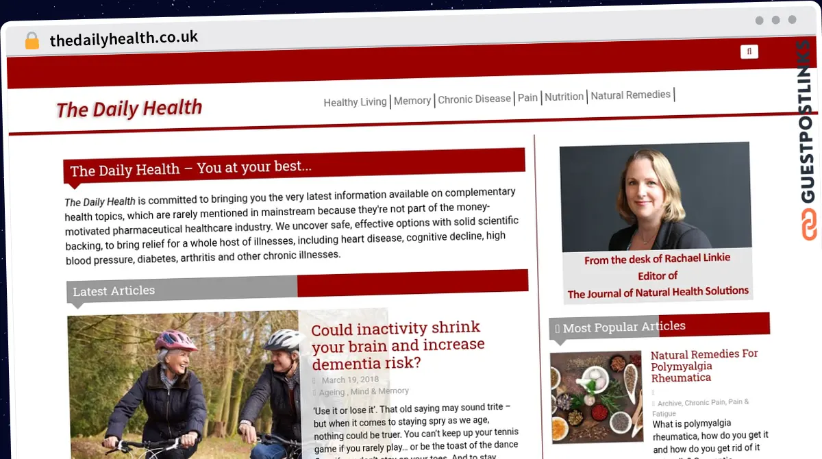 Publish Guest Post on thedailyhealth.co.uk