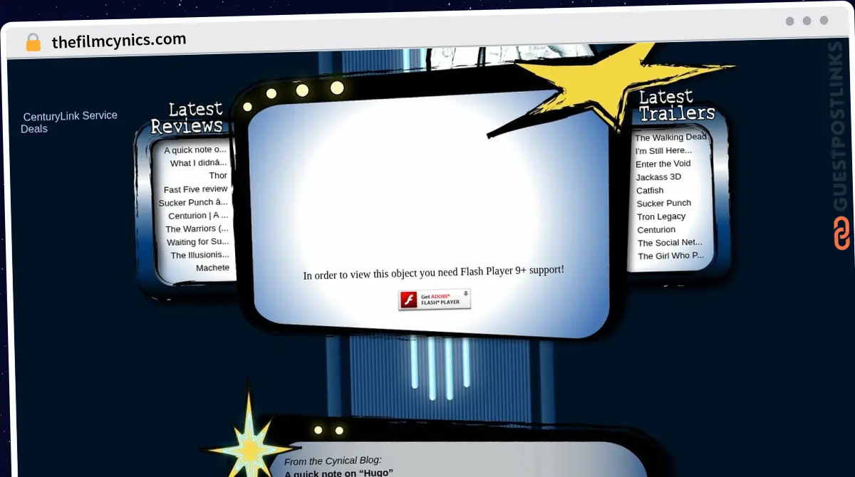 Publish Guest Post on thefilmcynics.com