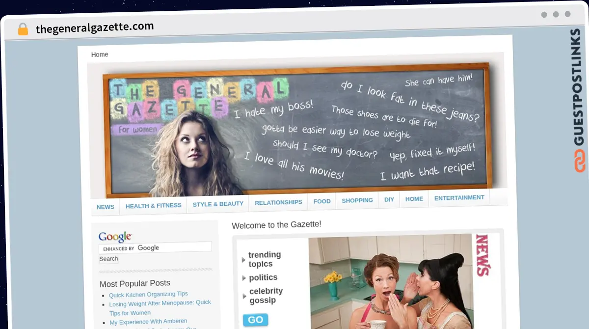 Publish Guest Post on thegeneralgazette.com