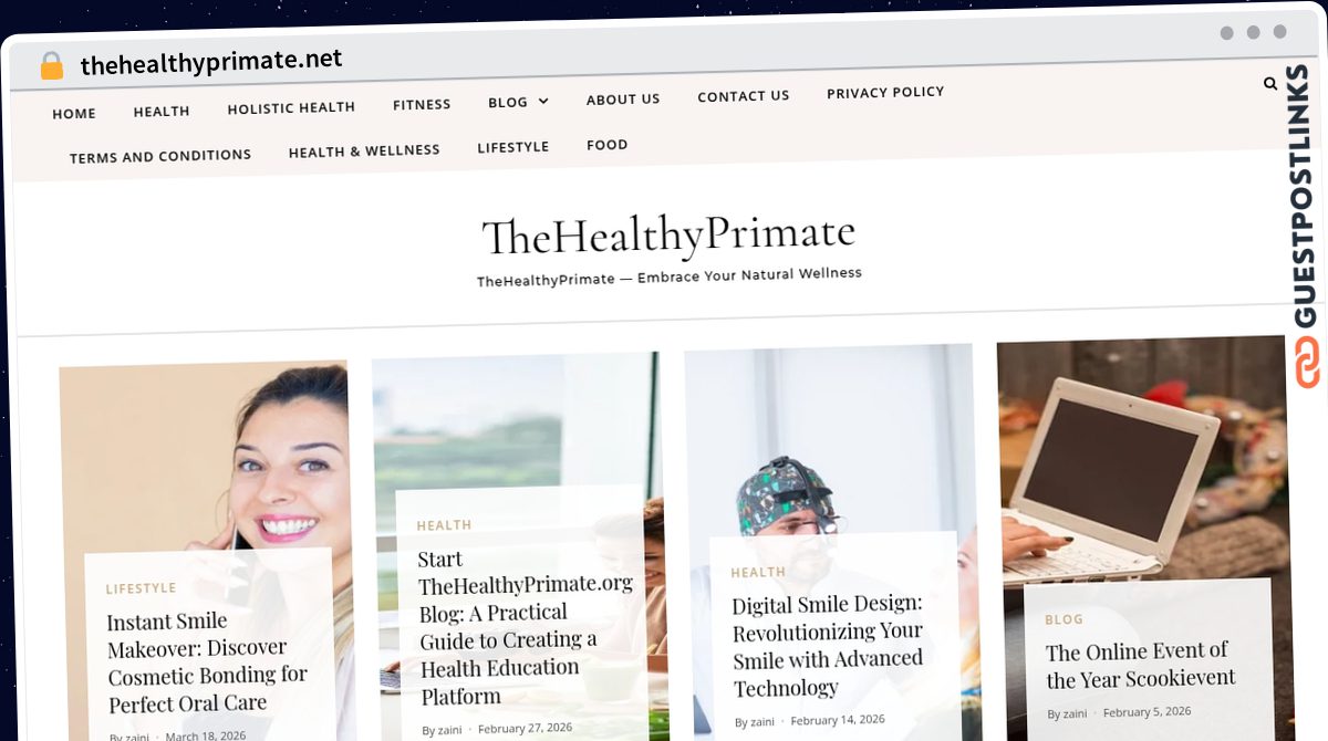 Publish Guest Post on thehealthyprimate.net