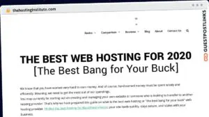 Publish Guest Post on thehostinginstitute.com