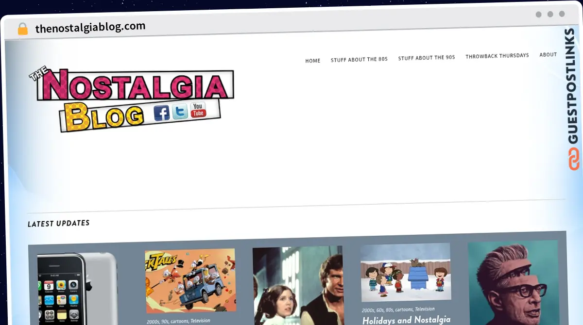 Publish Guest Post on thenostalgiablog.com