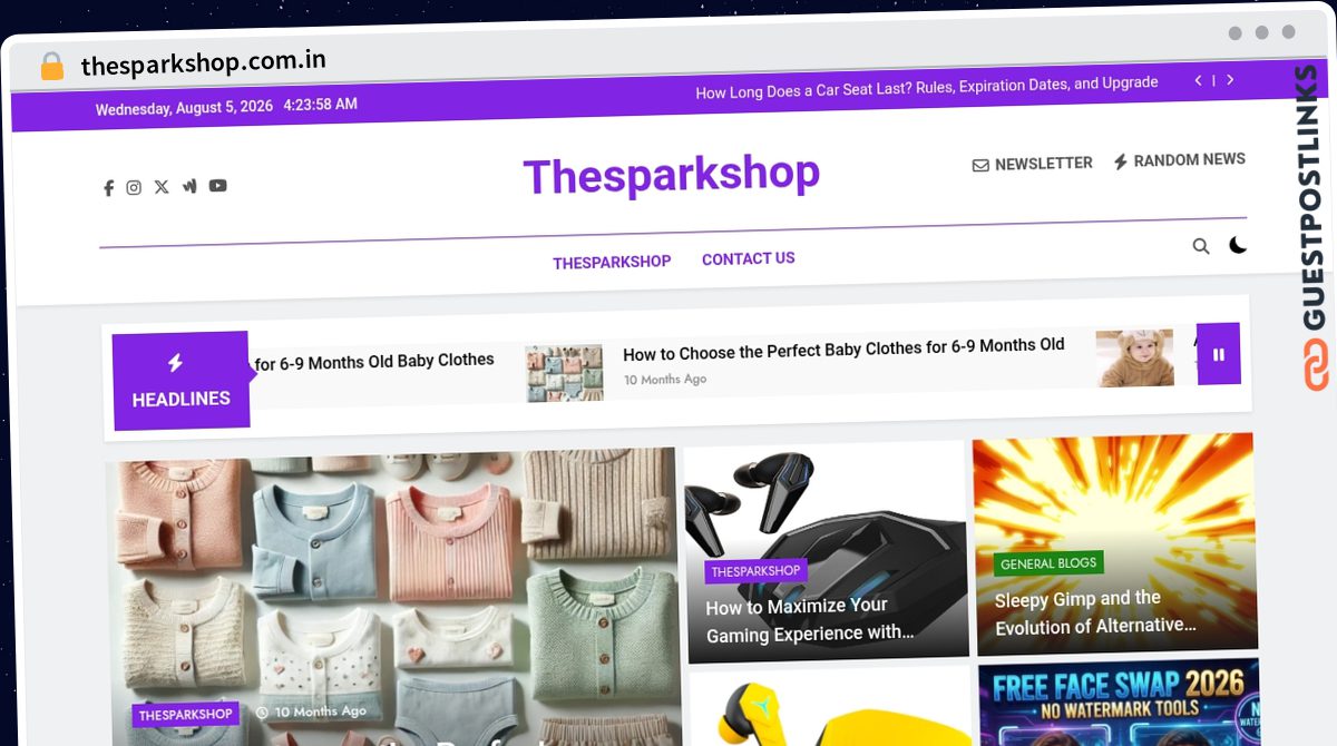 Publish Guest Post on thesparkshop.com.in