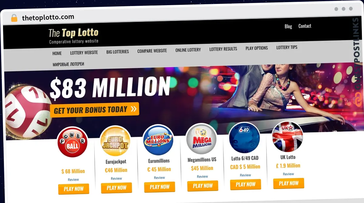 Publish Guest Post on thetoplotto.com