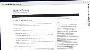 Publish Guest Post on think-differently.org