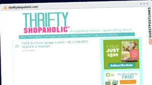 Publish Guest Post on thriftyshopaholic.com