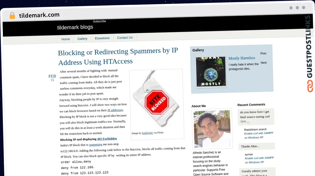 Publish Guest Post on tildemark.com