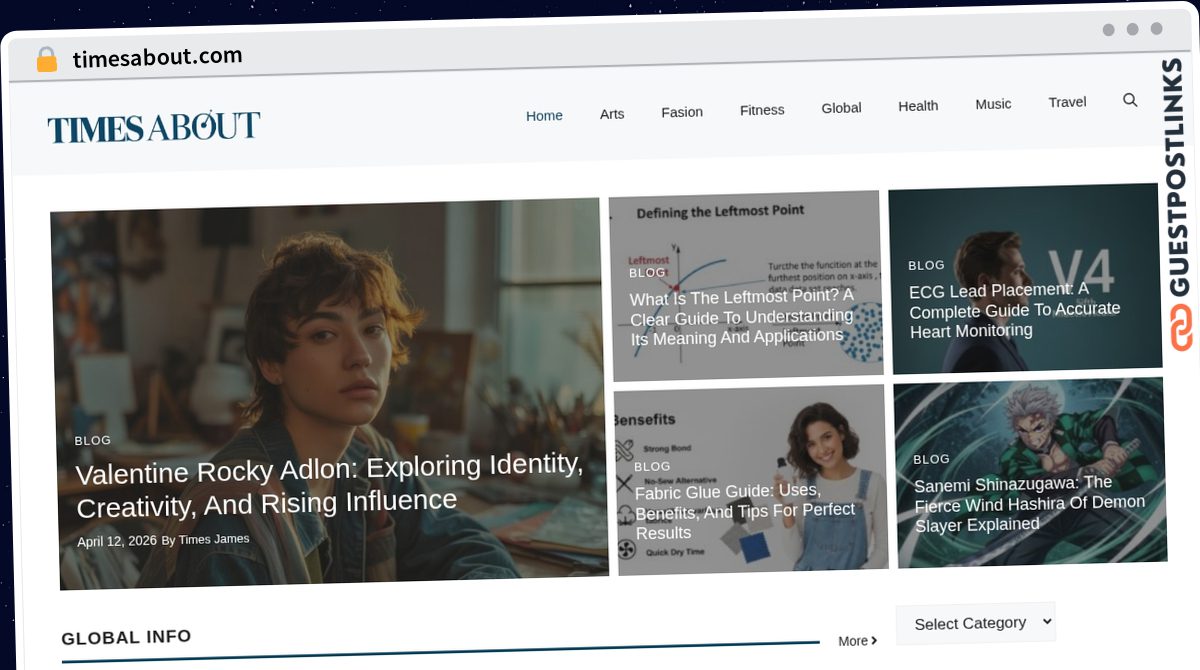 Publish Guest Post on timesabout.com
