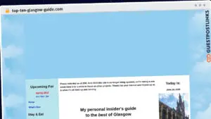 Publish Guest Post on top-ten-glasgow-guide.com