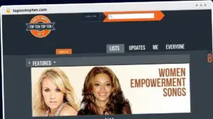 Publish Guest Post on toptentopten.com