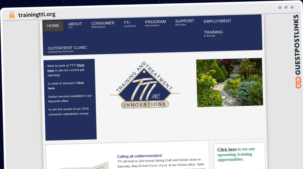 Publish Guest Post on trainingtti.org