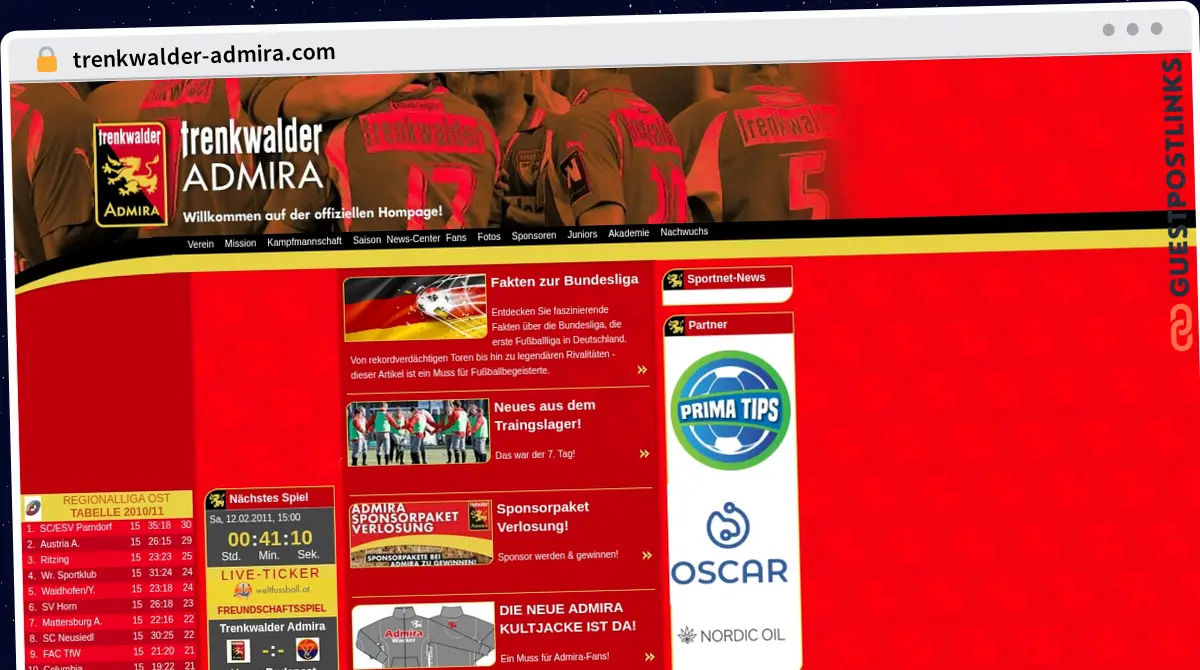 Publish Guest Post on trenkwalder-admira.com