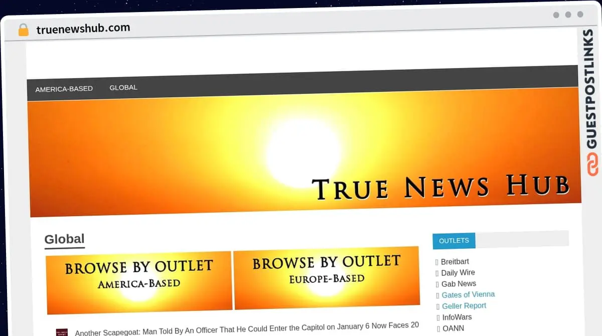 Publish Guest Post on truenewshub.com
