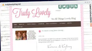 Publish Guest Post on trulylovelyblog.net