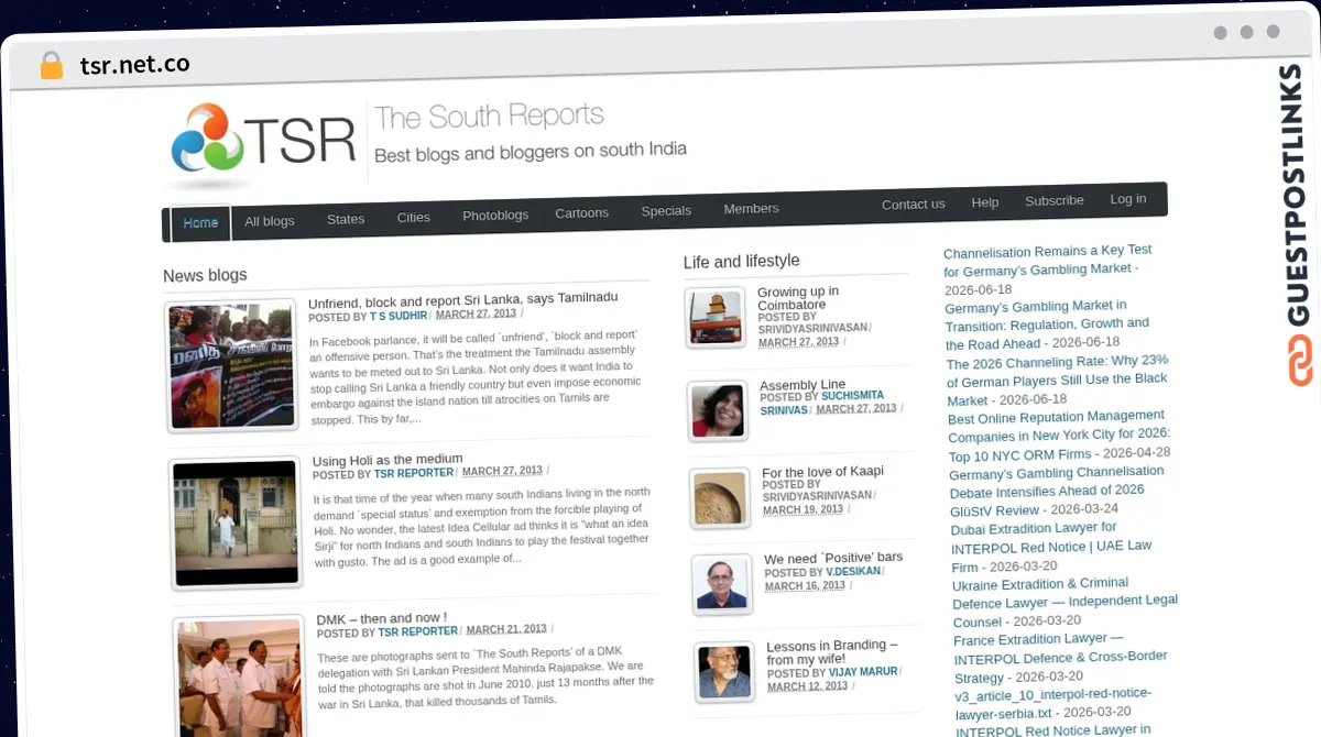 Publish Guest Post on tsr.net.co