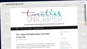 Publish Guest Post on twentiesunscripted.com