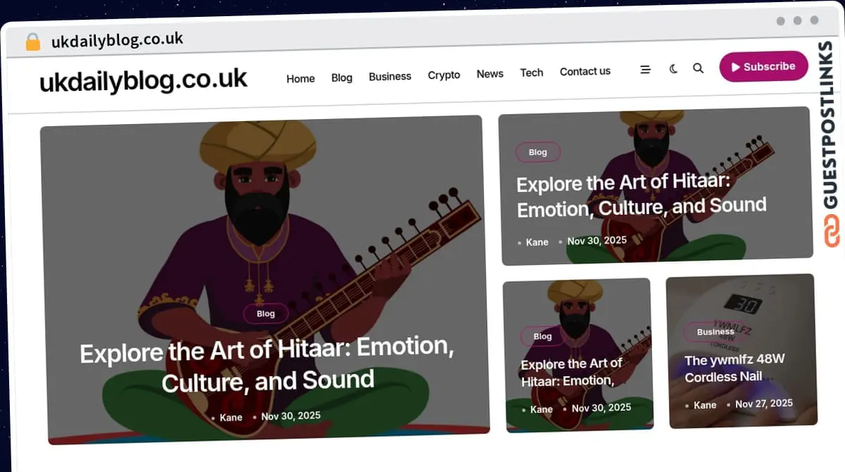Publish Guest Post on ukdailyblog.co.uk