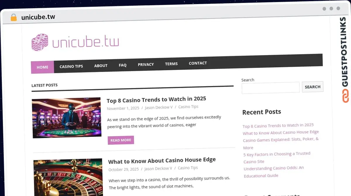 Publish Guest Post on unicube.tw