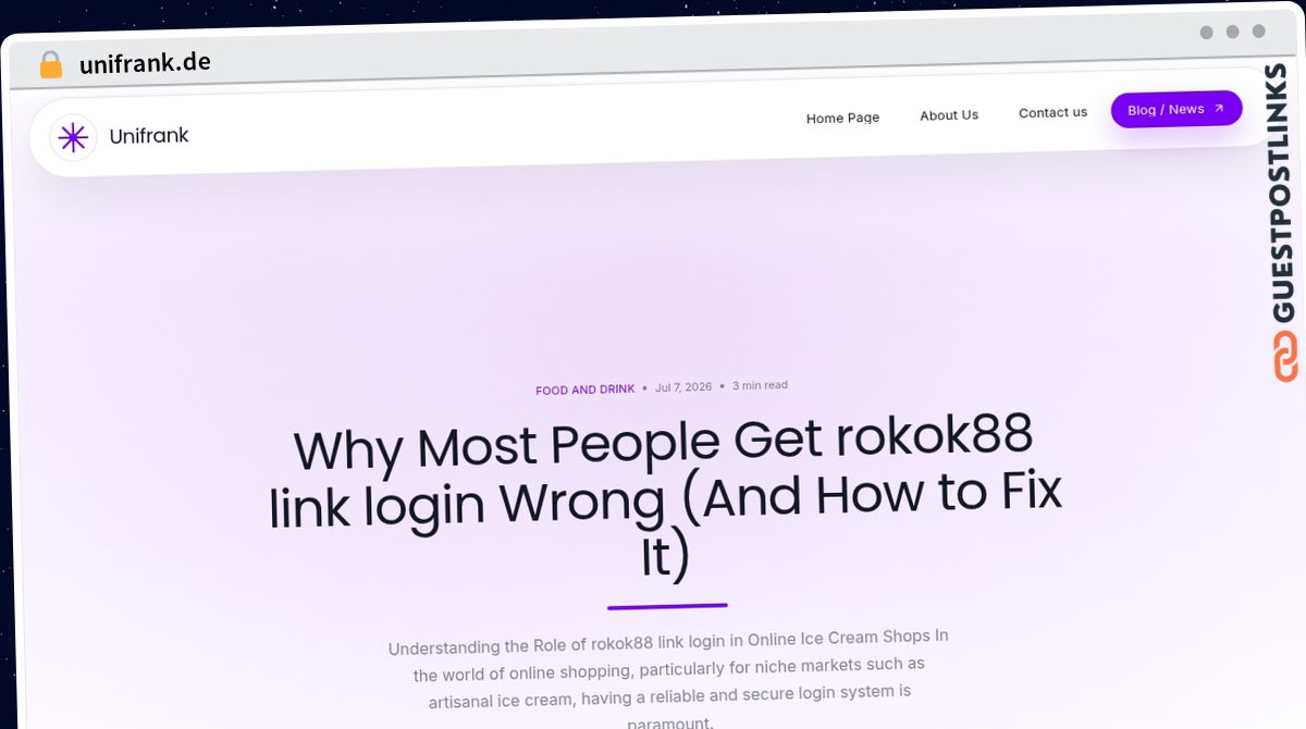 Publish Guest Post on unifrank.de