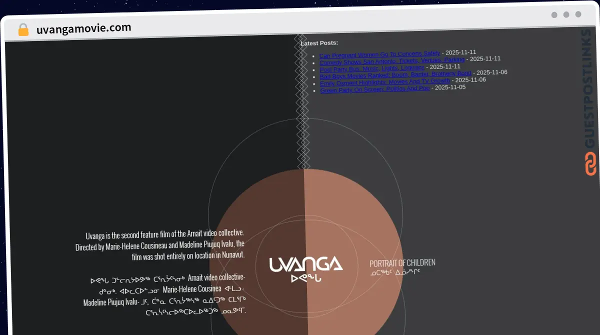 Publish Guest Post on uvangamovie.com