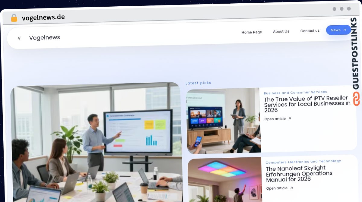 Publish Guest Post on vogelnews.de