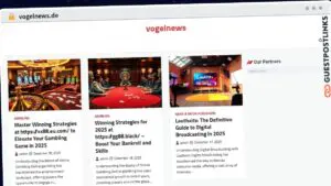 Publish Guest Post on vogelnews.de
