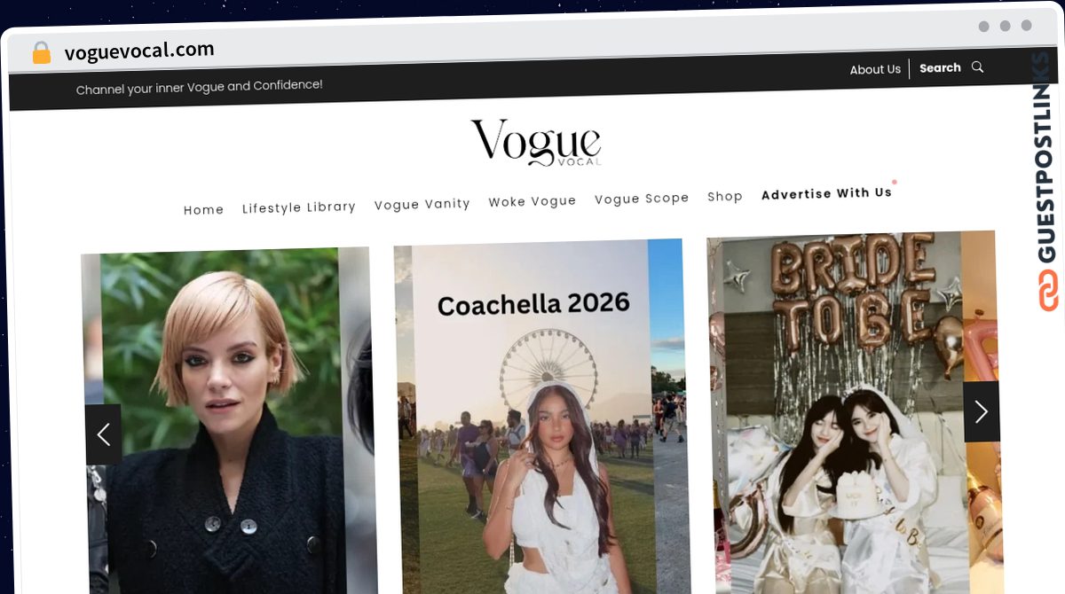 Publish Guest Post on voguevocal.com