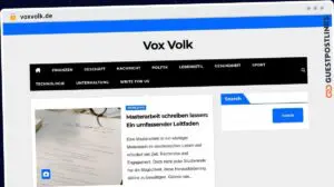 Publish Guest Post on voxvolk.de