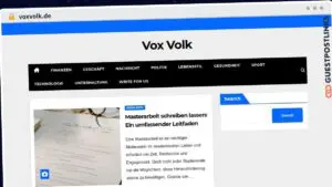 Publish Guest Post on voxvolk.de